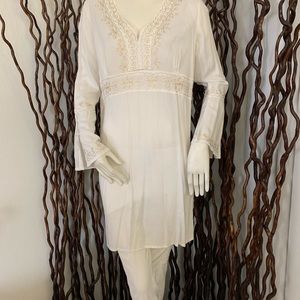 New Soaked White Beach Coverall Dress